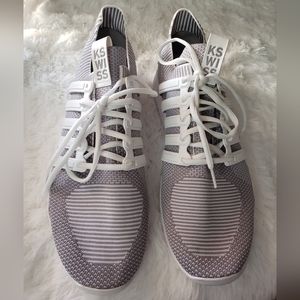 Men's K-swiss Gray sneakers Tennis Shoes size 14 Canvas Comfortable, Breathable